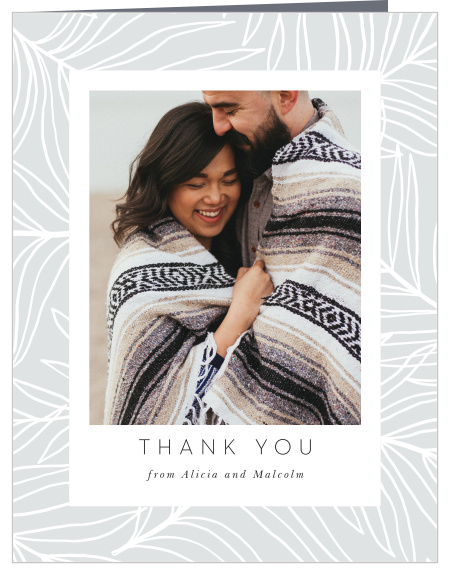 Bordered Fun Wedding Thank You Cards