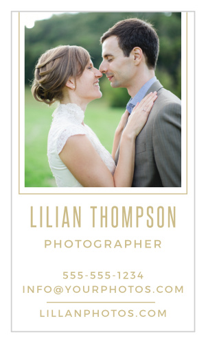 Simple Photo Business Cards