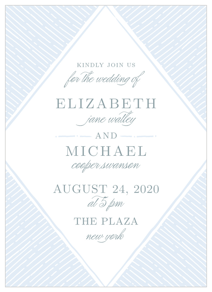 Dazzling Diamond Wedding Invitations