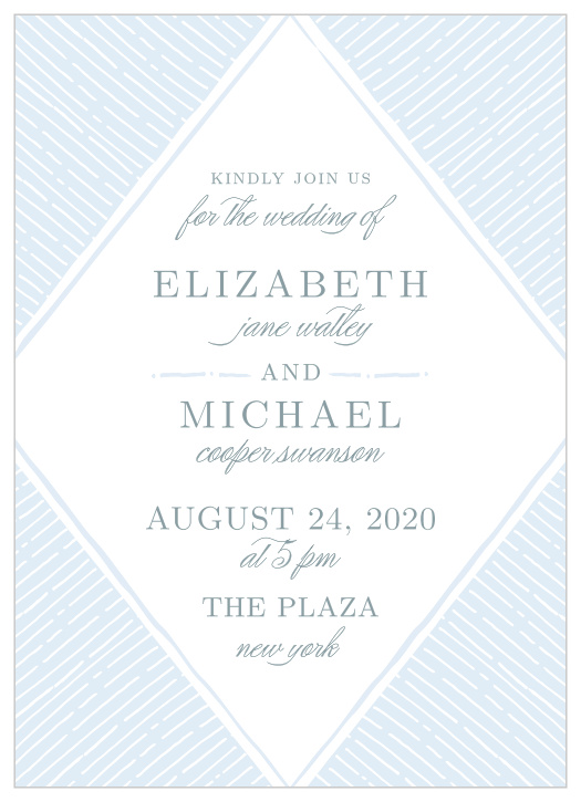 Dazzling Diamond Wedding Invitations