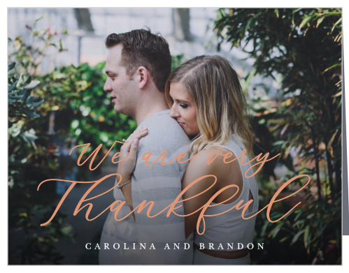Fading Photo Wedding Thank You Cards