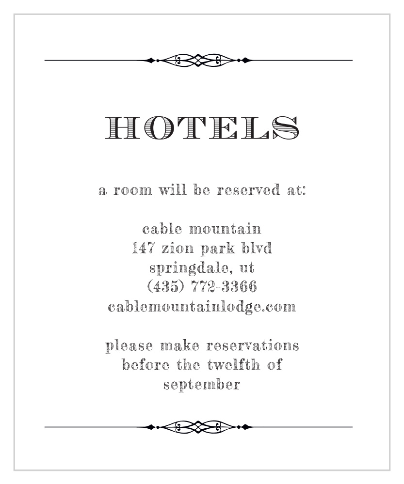 Lovely Vintage Accommodation Cards