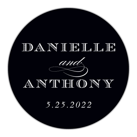 Lovely Vintage Wedding Stickers