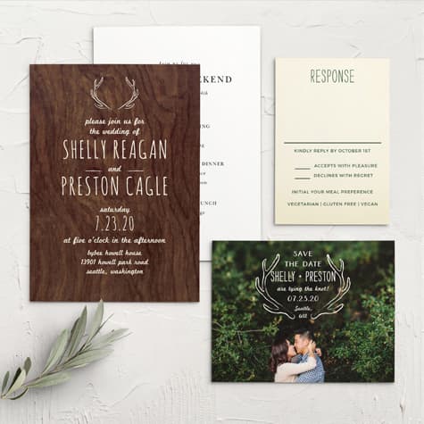 Back Country Wedding Invitations
