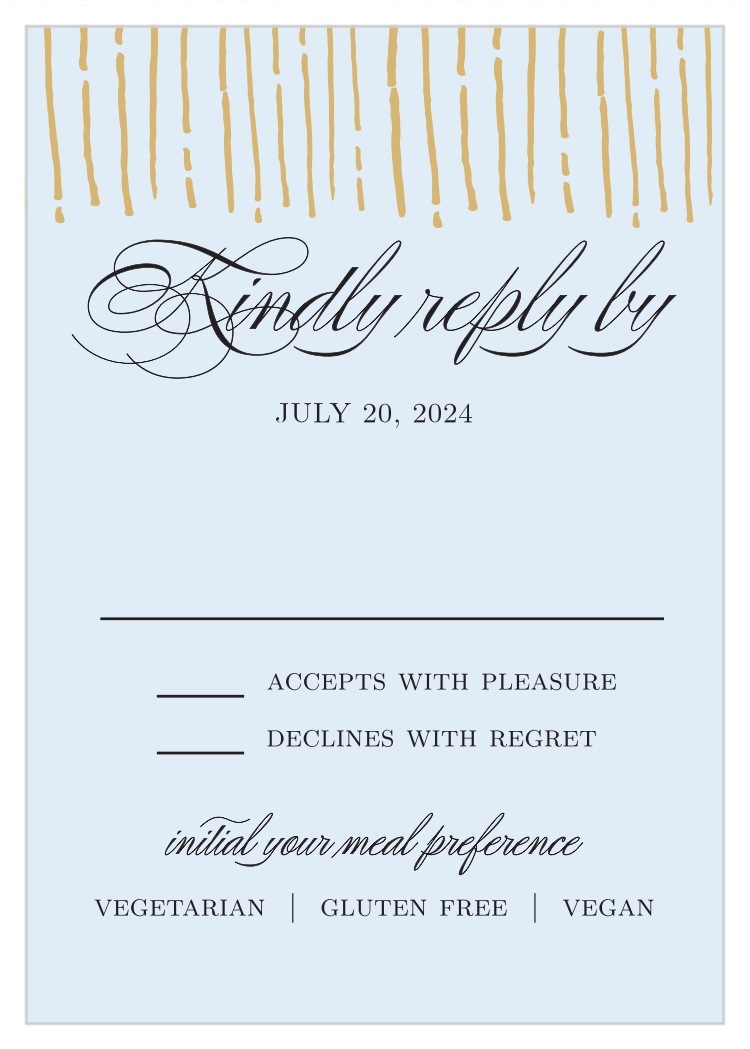 Dazzling Diamond Foil Response Cards