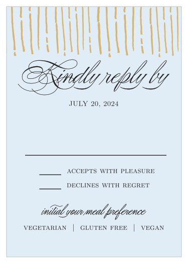 Dazzling Diamond Foil Response Cards