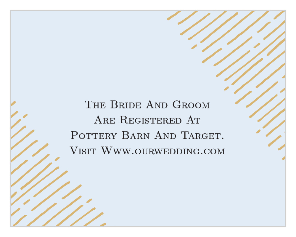 Dazzling Diamond Foil Registry Cards