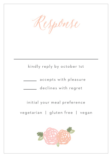 Neutral Chic Response Cards
