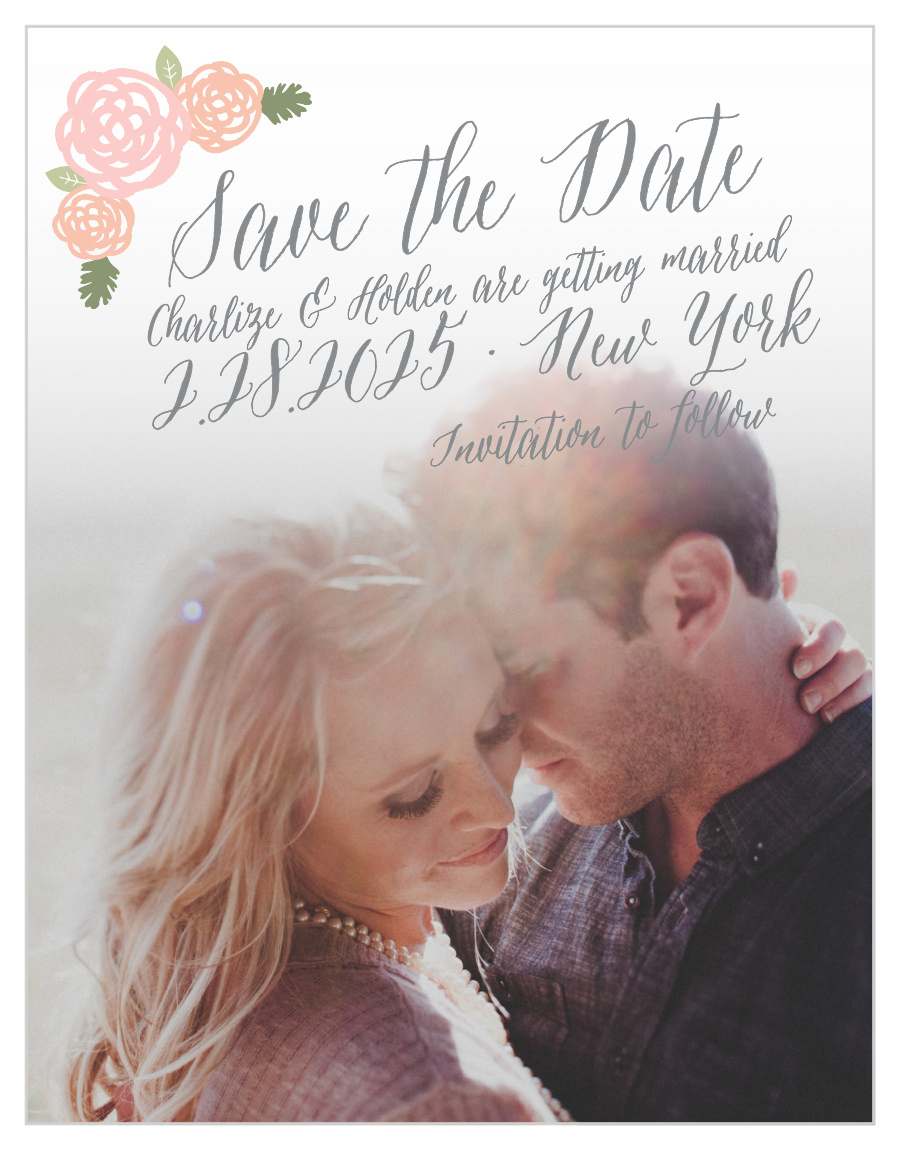 Neutral Chic Save the Date Magnets
