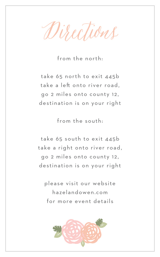 Neutral Chic Direction Cards