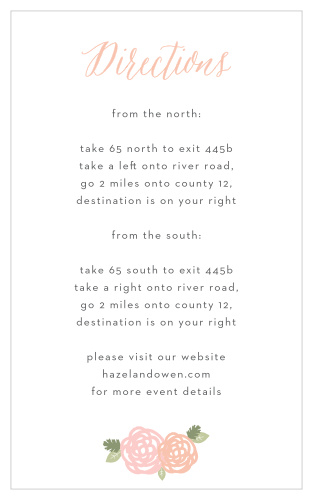 Neutral Chic Direction Cards