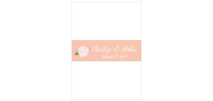 Neutral Chic Wedding Belly Bands