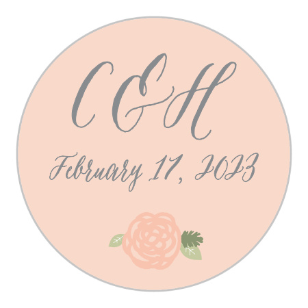 Neutral Chic Wedding Stickers