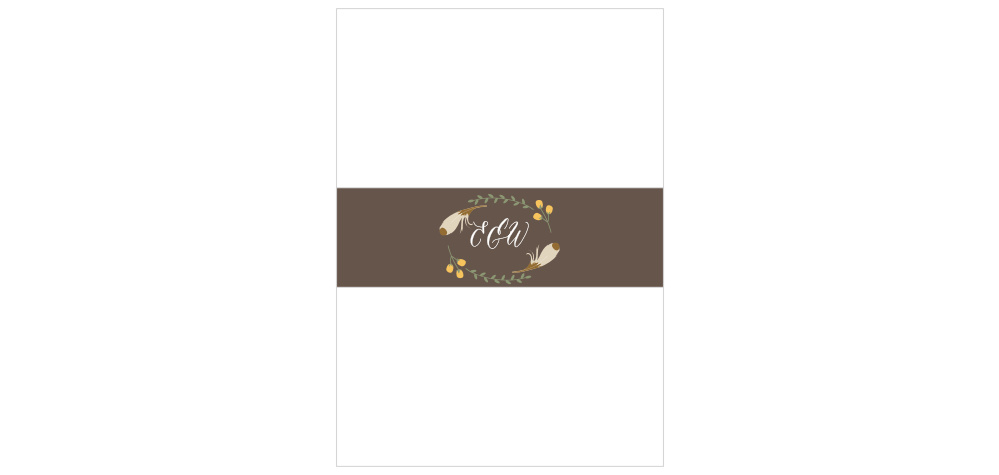 Bohemian Floral Wedding Belly Bands