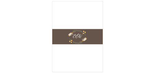 Bohemian Floral Wedding Belly Bands