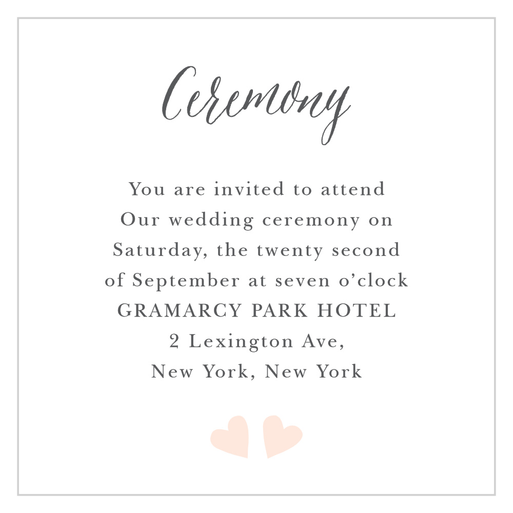 Floating Ribbon Ceremony Cards