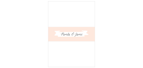 Floating Ribbon Wedding Belly Bands