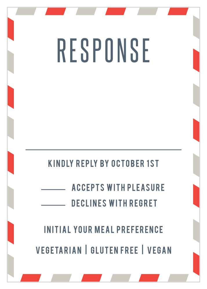 Antique Airmail Response Cards