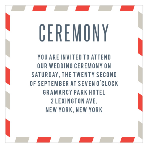 Antique Airmail Ceremony Cards