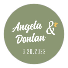 Decorative text with whimsical accent leaves give the Floral Charm Stickers a charming and warm feel. 
