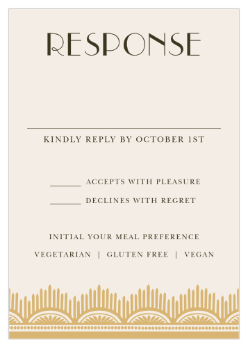 Roaring Twenties Foil Response Cards