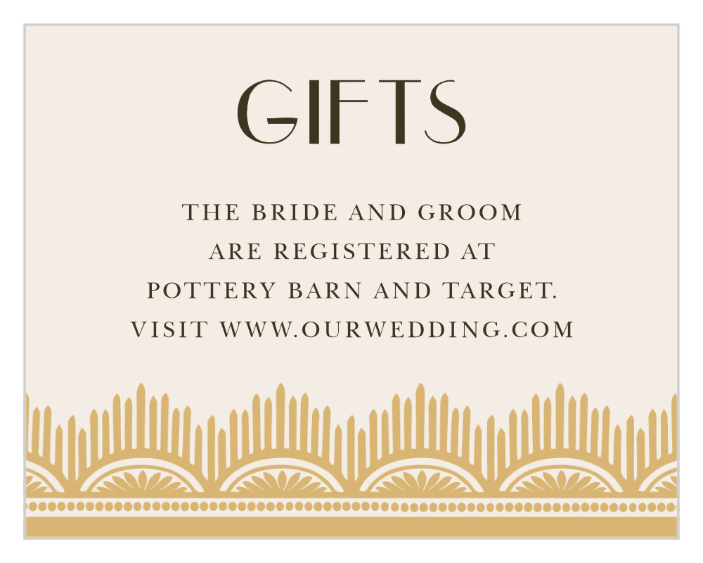 Roaring Twenties Foil Registry Cards