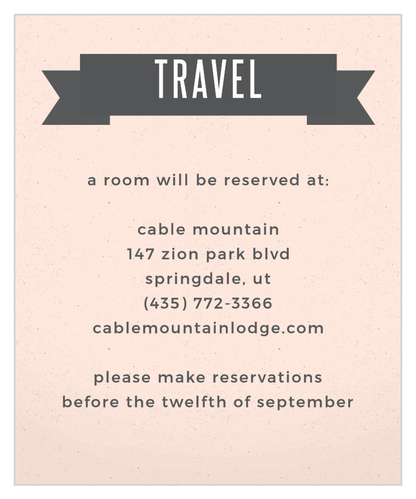 All Aboard Accommodation Cards