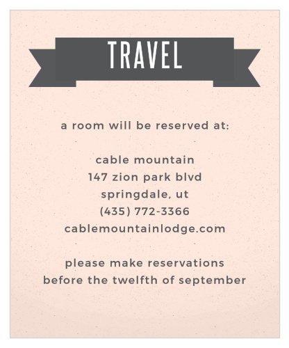 All Aboard Accommodation Cards