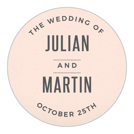 All Aboard Wedding Stickers