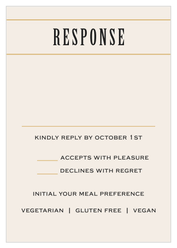 Diamond Field Foil Response Cards
