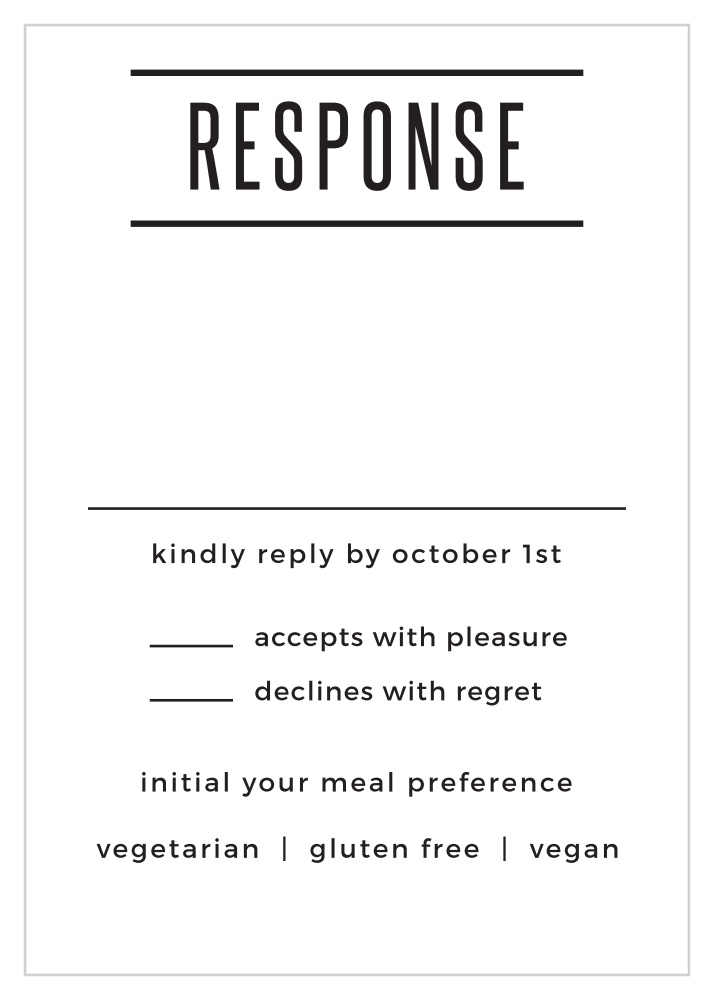 Modern Tendencies Response Cards