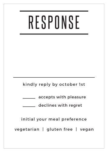 Modern Tendencies Response Cards