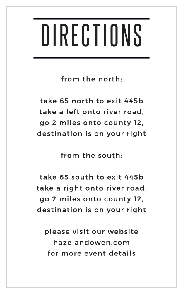 Modern Tendencies Direction Cards