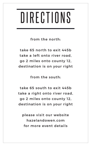 Modern Tendencies Direction Cards