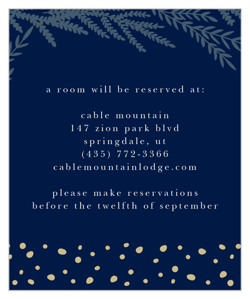 Forest Glow Accommodation Cards