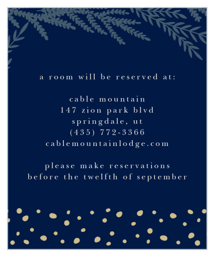 Forest Glow Accommodation Cards
