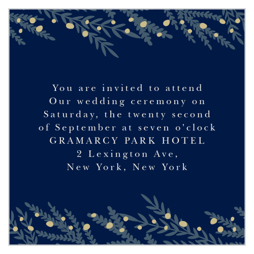 Forest Glow Ceremony Cards