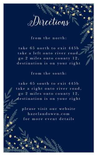 Forest Glow Direction Cards