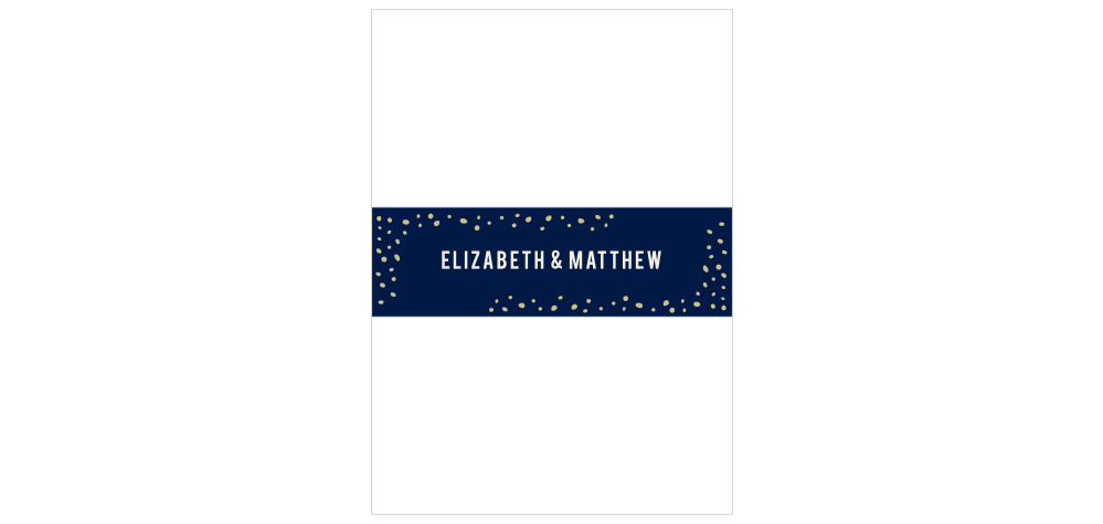 Forest Glow Wedding Belly Bands