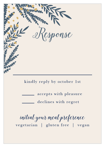 Forest Glow Foil Response Cards