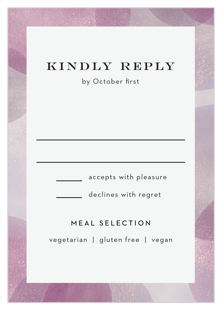 Modern Photo Collage Response Cards