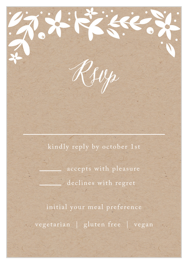 Silent Garden Response Cards