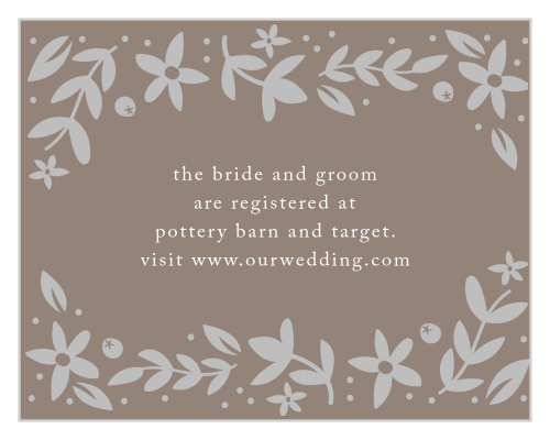 Silent Garden Foil Registry Cards