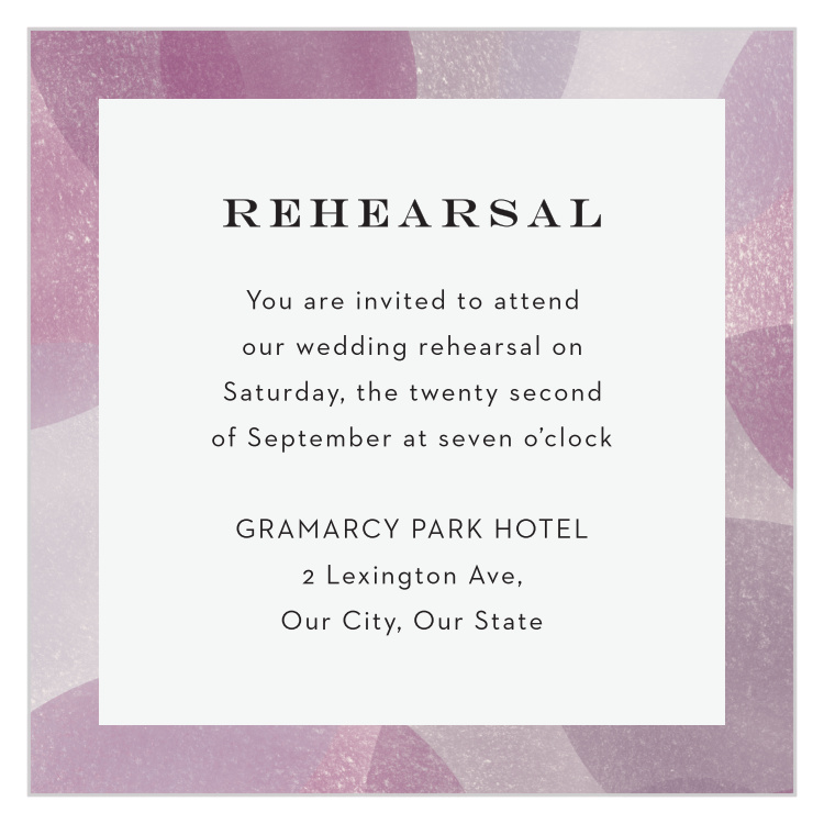 Modern Photo Collage Rehearsal Cards