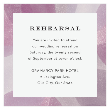 Modern Photo Collage Rehearsal Cards