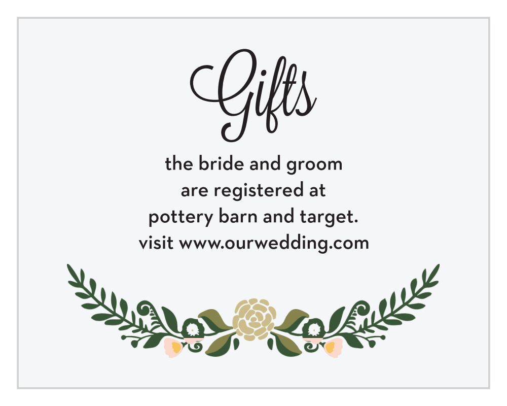 Laurel Crown Registry Cards