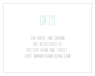 Pretty Lights Registry Cards
