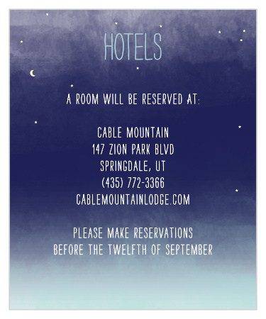 Pretty Lights Accommodation Cards