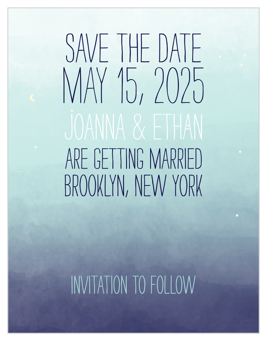 Pretty Lights Save the Date Magnets