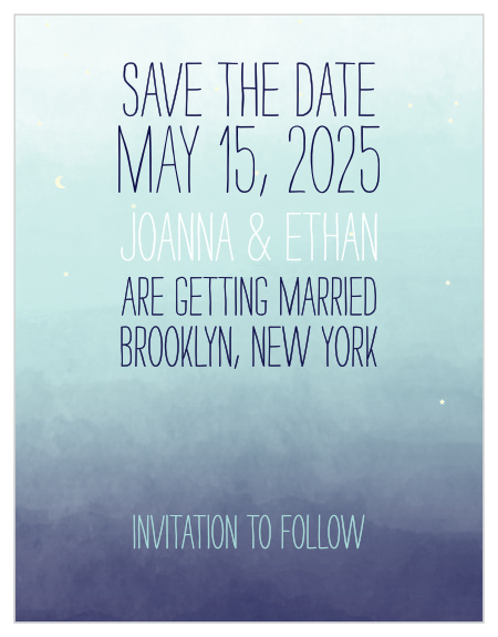 Reserve your spot on your guests' calendars with the Pretty Lights Save-the-Date Cards from the Love vs Design Collection at Basic Invite.
